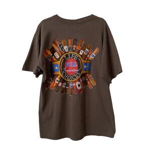 Vintage Life Is Full Of Important Choices Cigars Graphic T-Shirt Brown Size XL